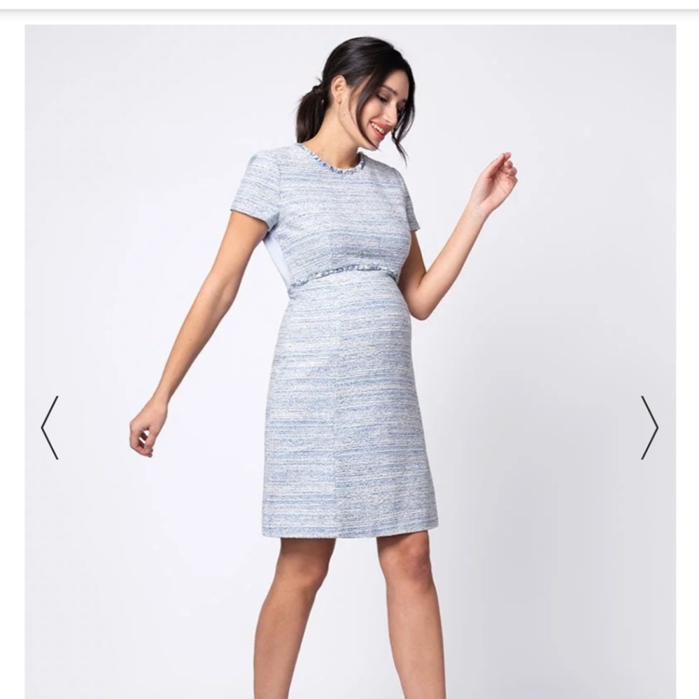 NWT Seraphine Boucle Maternity Dress